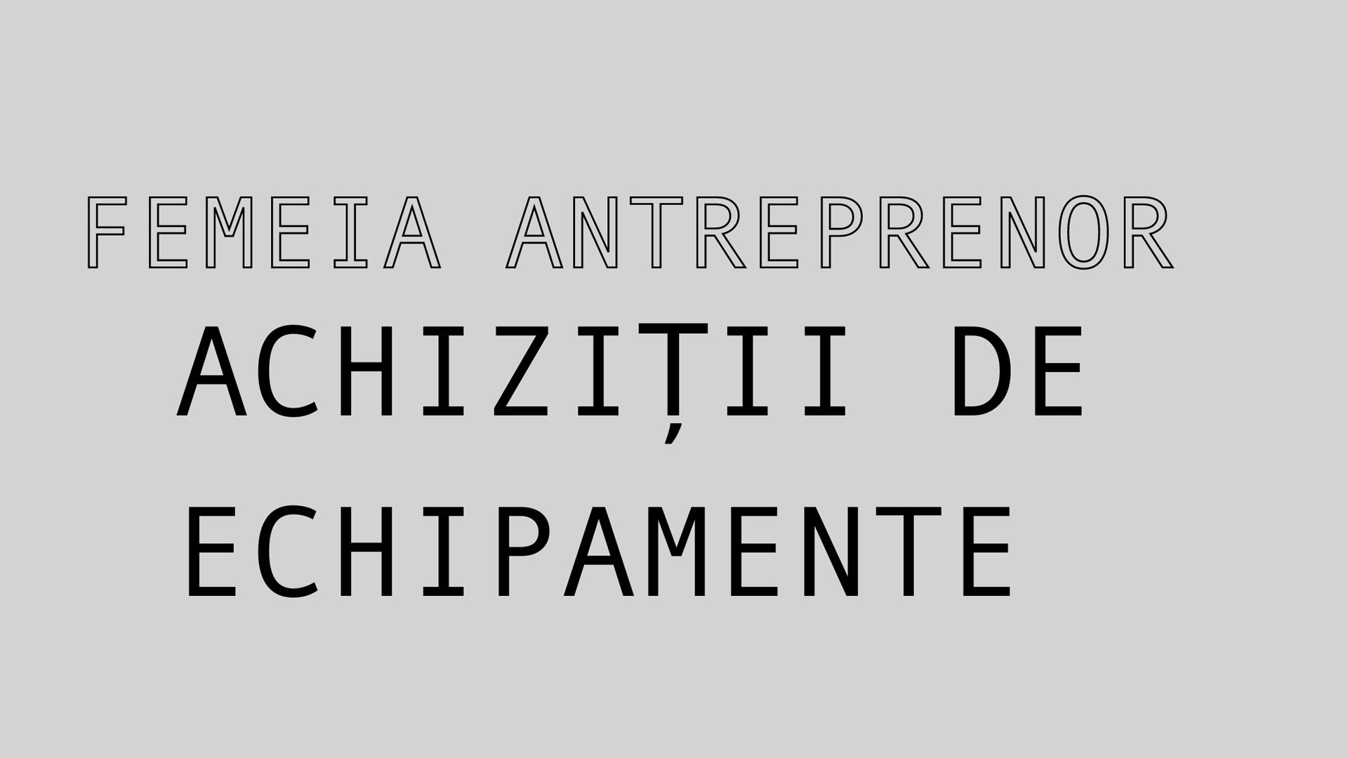 Programul „Femeia Antreprenor”